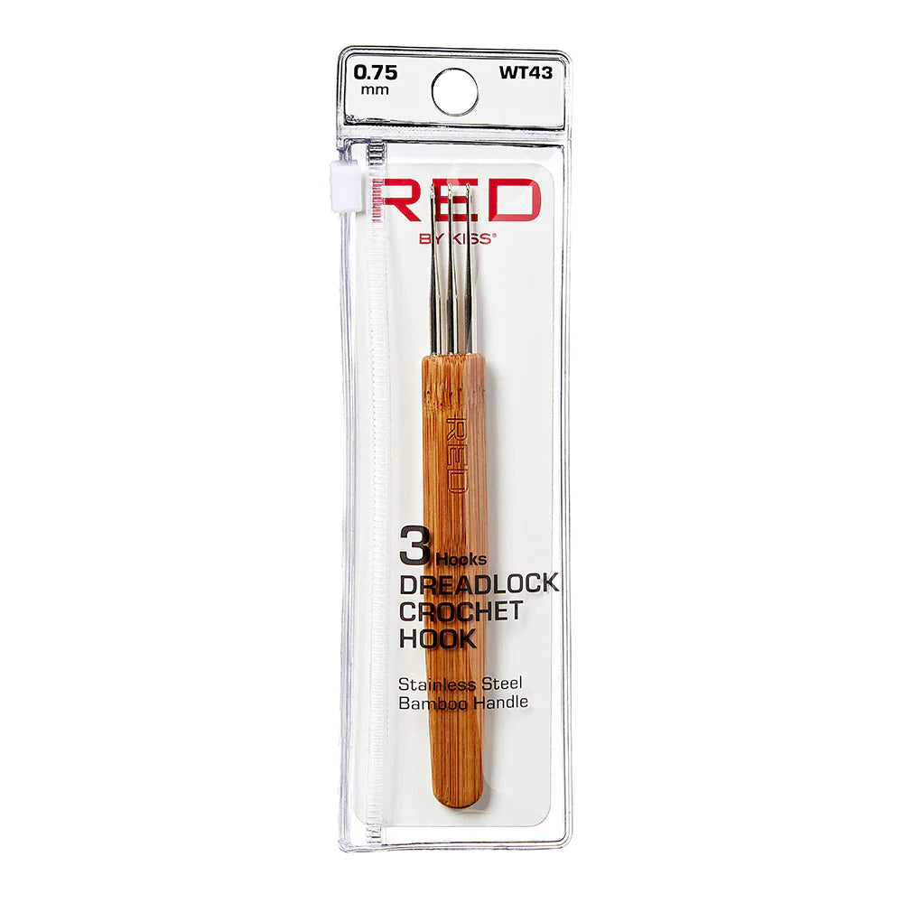 Red by Kiss Dreadlock Crochet Hook 0.75mm 3 Hooks WT43