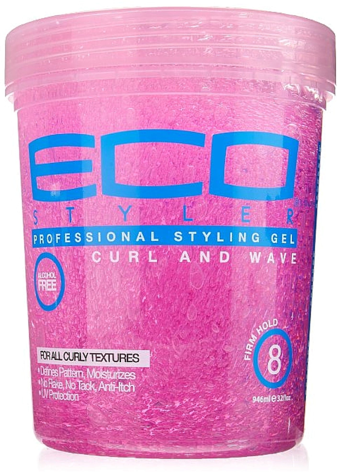 Eco Style Curl and Wave Pink Gel 32oz