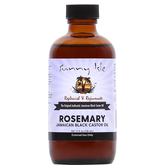Sunny Isle Jamaican Black Castor Oil Rosemary 4oz