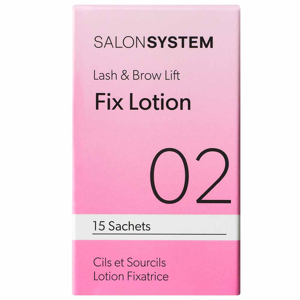 Salon System Lash and Brow Lift Fix Lotion 02 15 Sachets