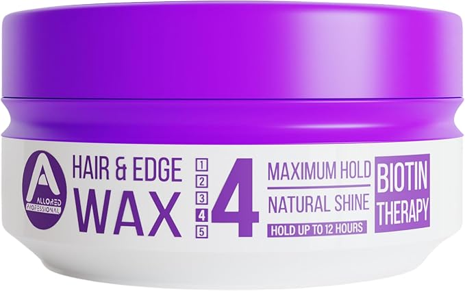 Allored Professional Hair and Edge Wax Biotin (Purple) 150ml
