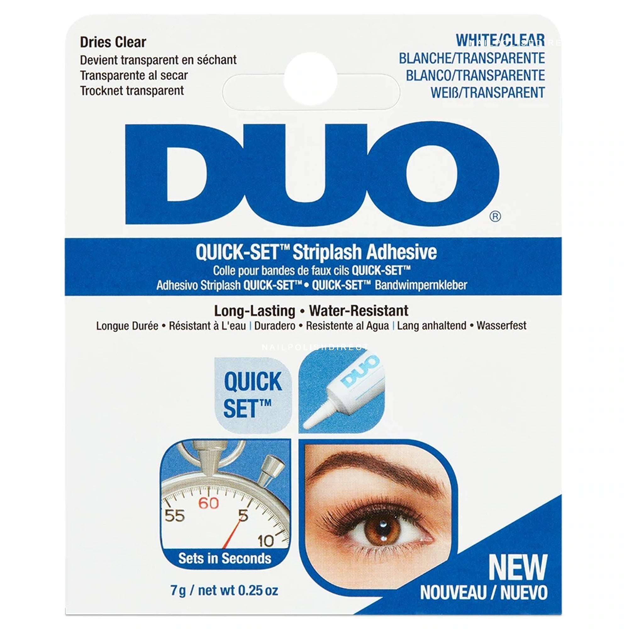Duo Quick Set Striplash Adhesive - White 7g