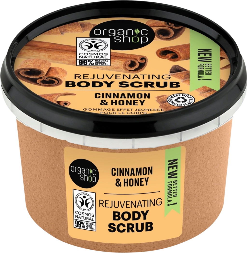 Organic Shop Cinnamon and Honey Rejuvenating Body Scrub 250ml