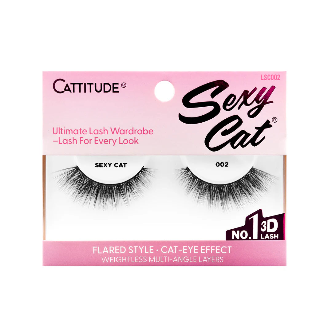 EBIN Cattitude Eyelashes - Sexy Cat 002
