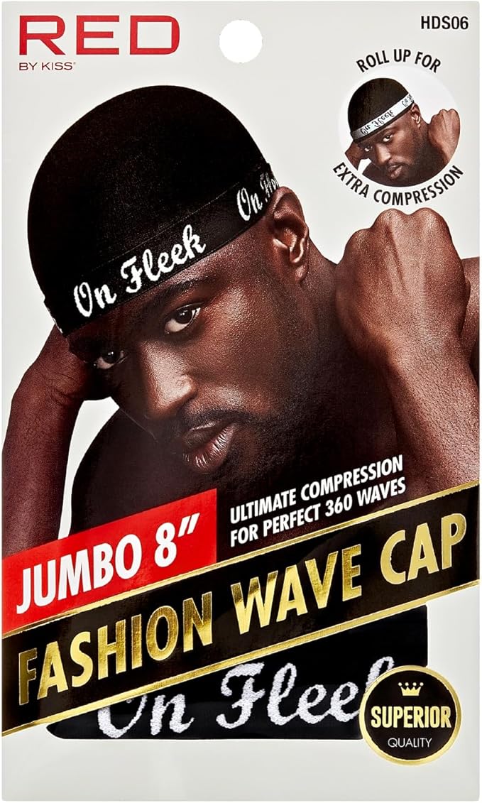 Red by Kiss Mens On Fleek Fashion Wave Cap Jumbo HDS06