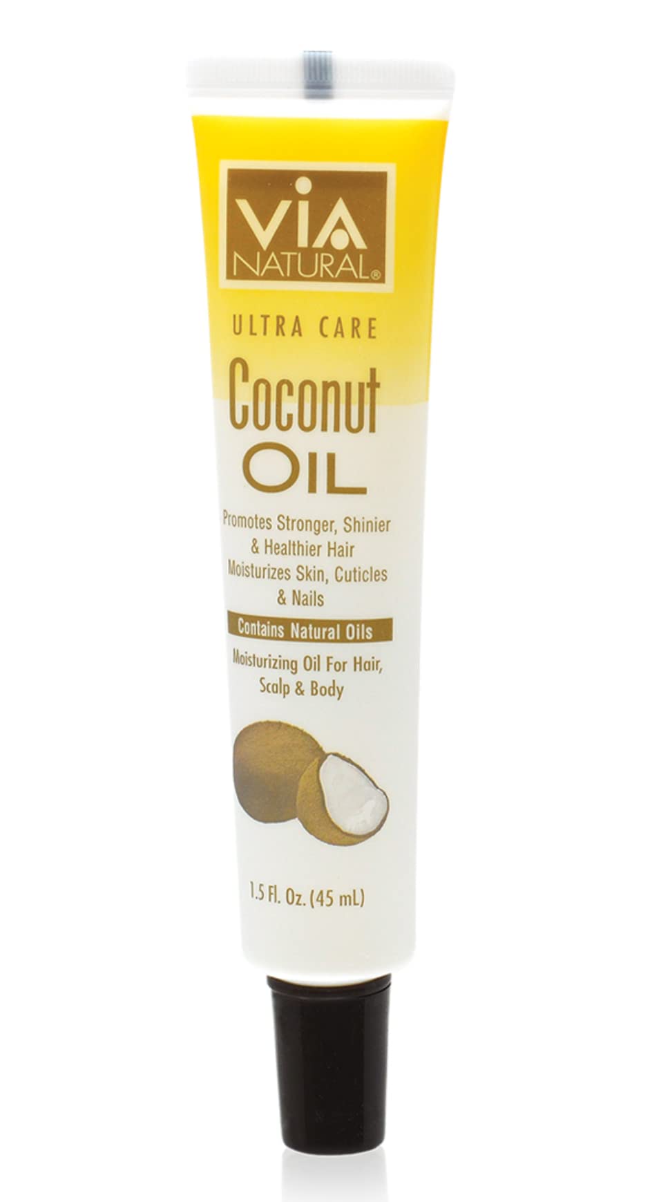 Via Natural Coconut Oil Tube 45ml
