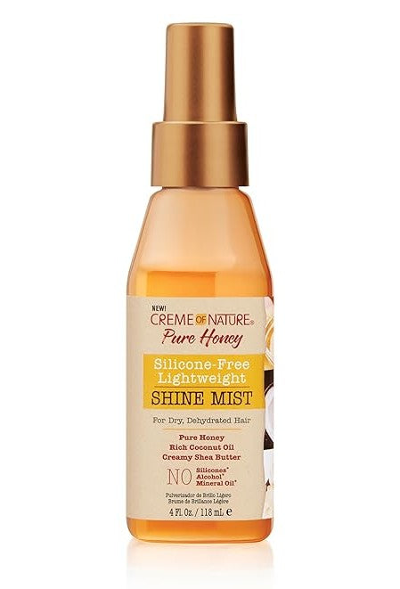 Creme of Nature Pure Honey Silicone Free Shine Mist 4oz