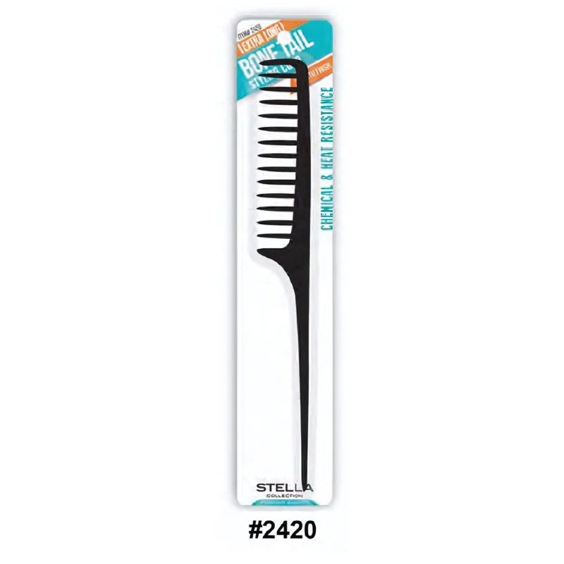 Stella Collection Extra Long Bone Tail Comb - 2420