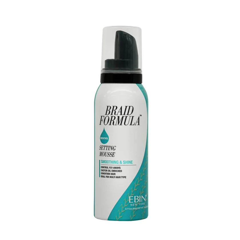 EBIN Braid Formula Setting Mousse - Peppermint 80ml