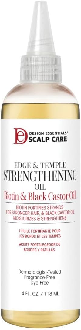 Design Essentials Scalp Care Edge and Temple Strengthening Oil 4oz
