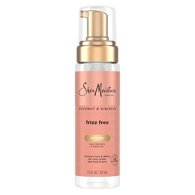 Shea Moisture Coconut and Hibiscus Frizz Free Curl Mousse 7.5oz