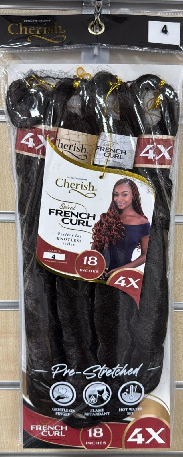 Cherish 4X Spiral French Curl Bulk 18in
