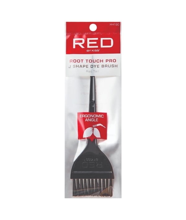 Red by Kiss Root Touch Pro J Shape Dye Brush Rat Tail HH190
