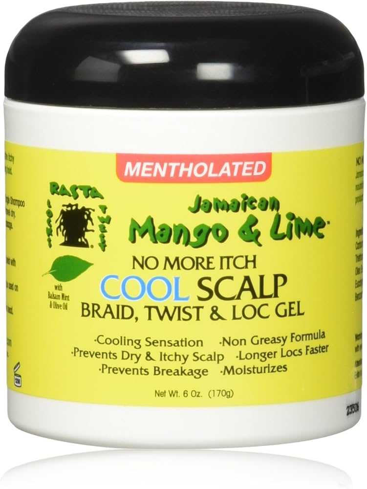 Jamaican Mango and Lime Cool Scalp Braid Twist and Loc Gel 6oz