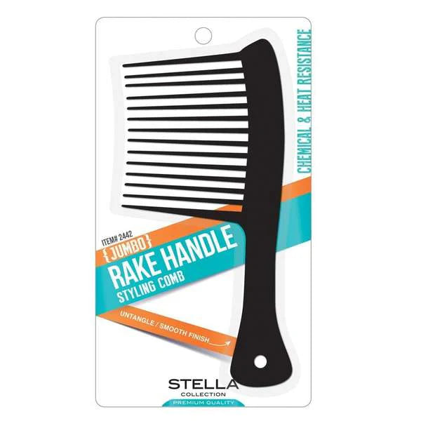 Stella Collection Jumbo Rake Handle Comb - 2442