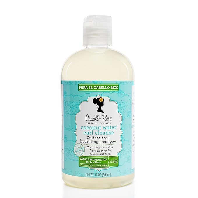 Camille Rose Coconut Water Curl Cleanse Sulfate Free Shampoo 12oz