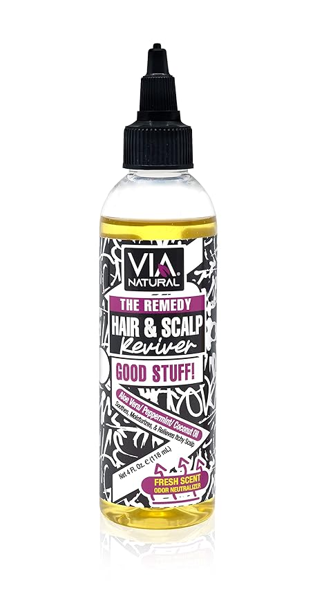 VIA Natural Freestyle Braid Hair and Scalp Reviver 4oz