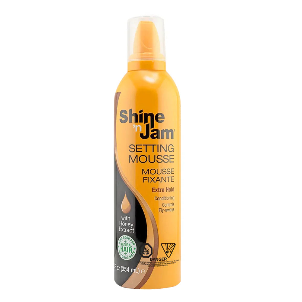 Ampro Shine n Jam Extra Hold Setting Mousse 12oz