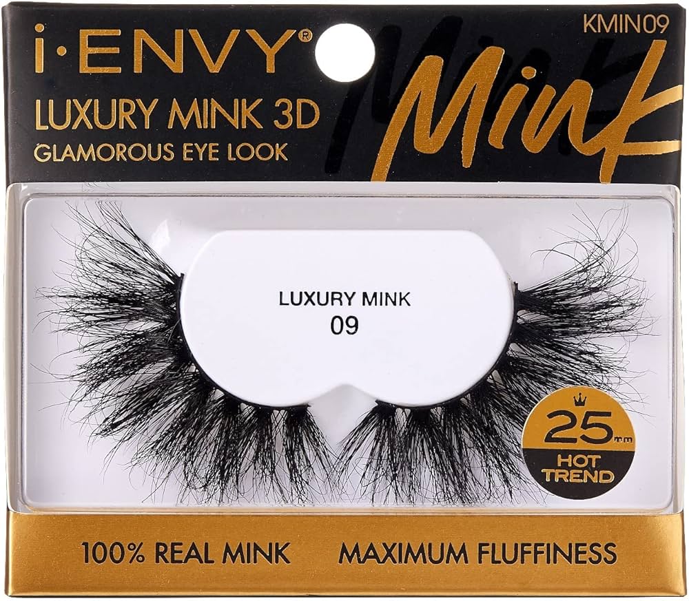 i Envy by Kiss Luxury Mink 3D Eyelashes 09