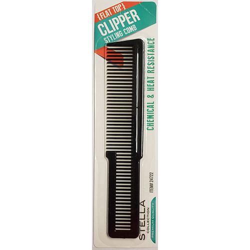 Stella Collection Flat Top Clipper Comb - 24722