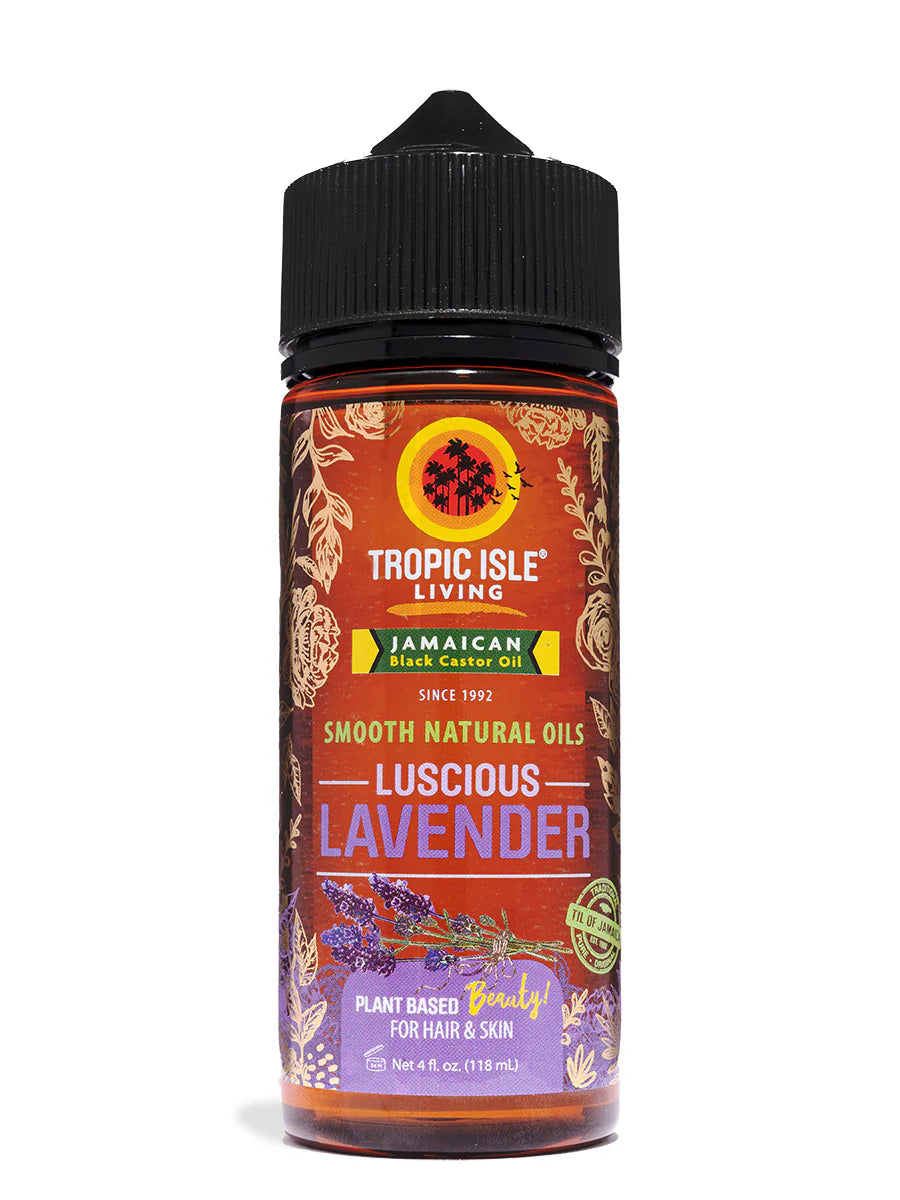 Tropic Isle Jamaican Black Castor Oil - Luscious Lavender 4oz