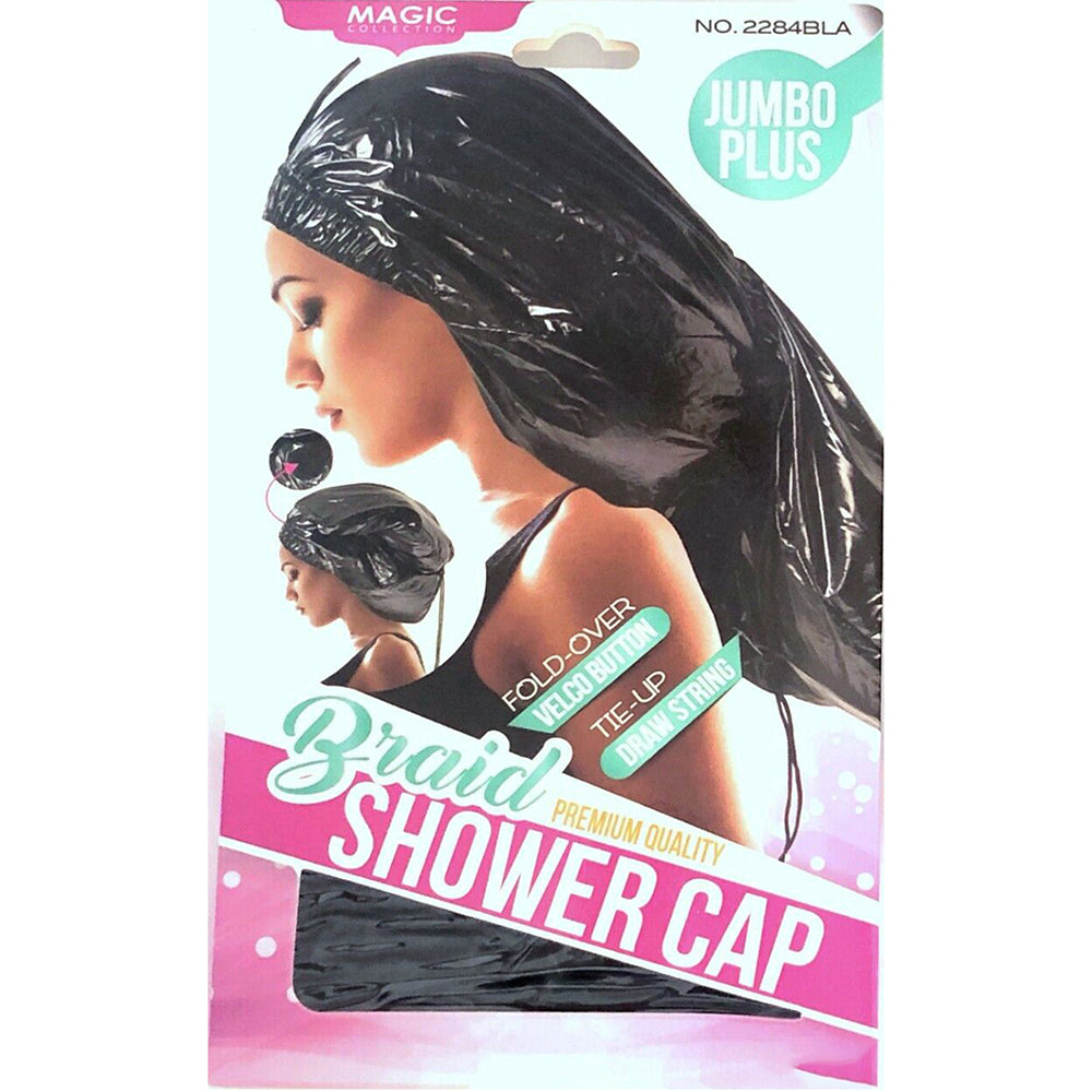 Magic Collection Braid Shower Cap Jumbo Plus - 2284BLA