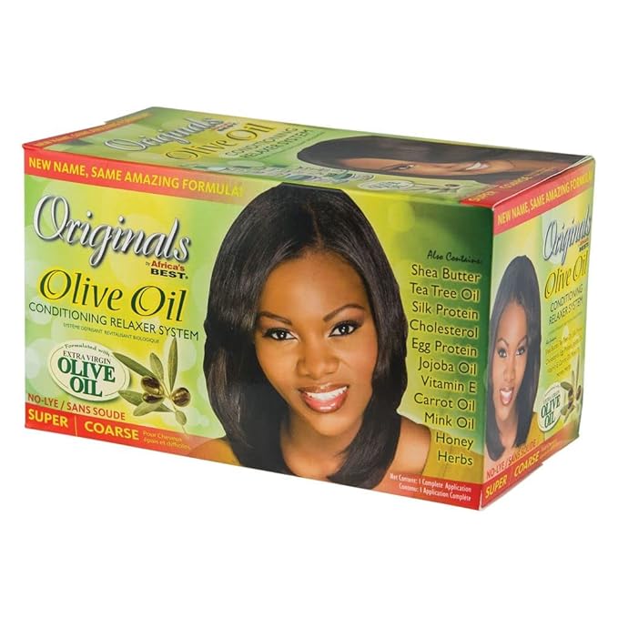 Africa's Best Originals Olive Oil Relaxer Kit Super