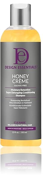 Design Essentials Honey Creme Moisture Retention Detangling Shampoo 12oz