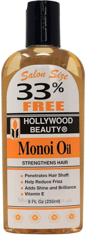 Hollywood Beauty Monoi Oil 8oz