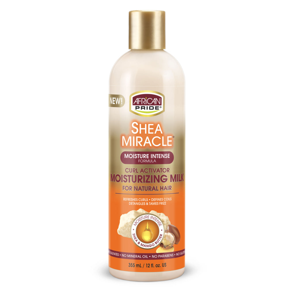 African Pride Shea Miracle Curl Activator Moisturising Milk 12oz