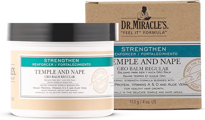 Dr Miracle's Temple and Nape Gro Balm - Regular 4oz