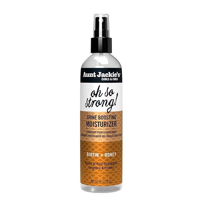 Aunt Jackies Biotin Honey Oh So Strong Shine Boost Moisturiser 12oz