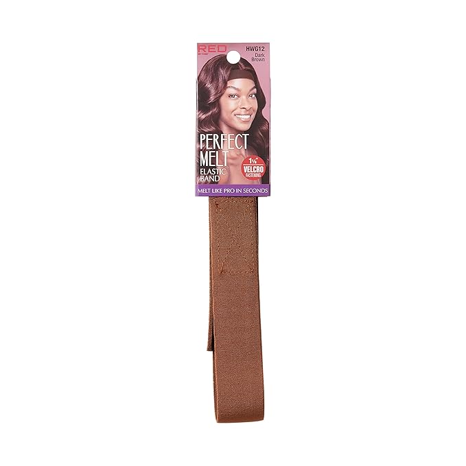 Red by Kiss Perfect Melt Wig Band 1 1/8in Dark Brown HWG12