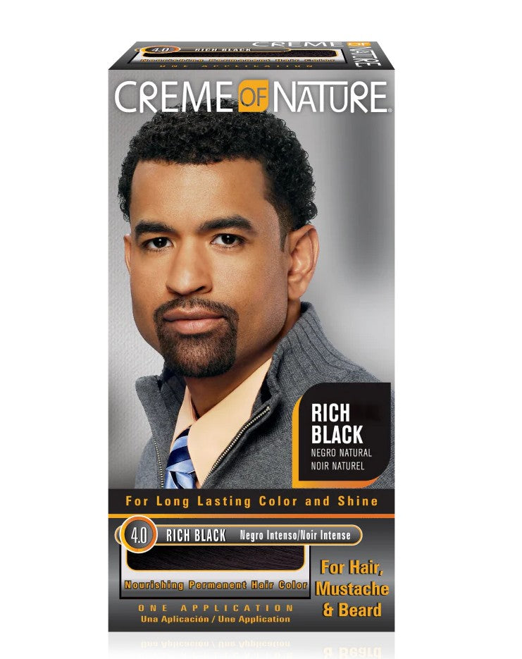 Creme of Nature Mens Colour Rich Black 4.0