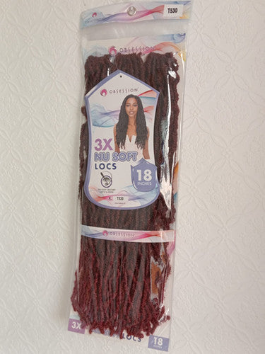 Obsession 3x Nu Soft Locs 18in