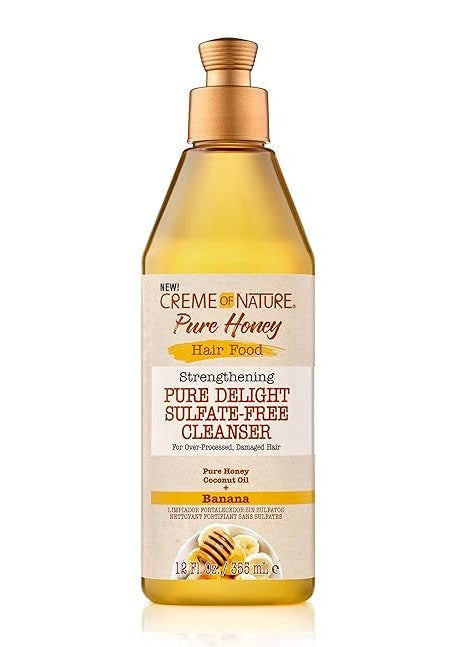 Creme of Nature Pure Honey Sulfate Free Cleanser 12oz