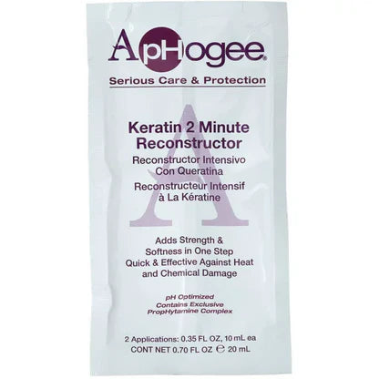Aphogee Keratin 2 Minute Reconstructor Sachet 0.7oz