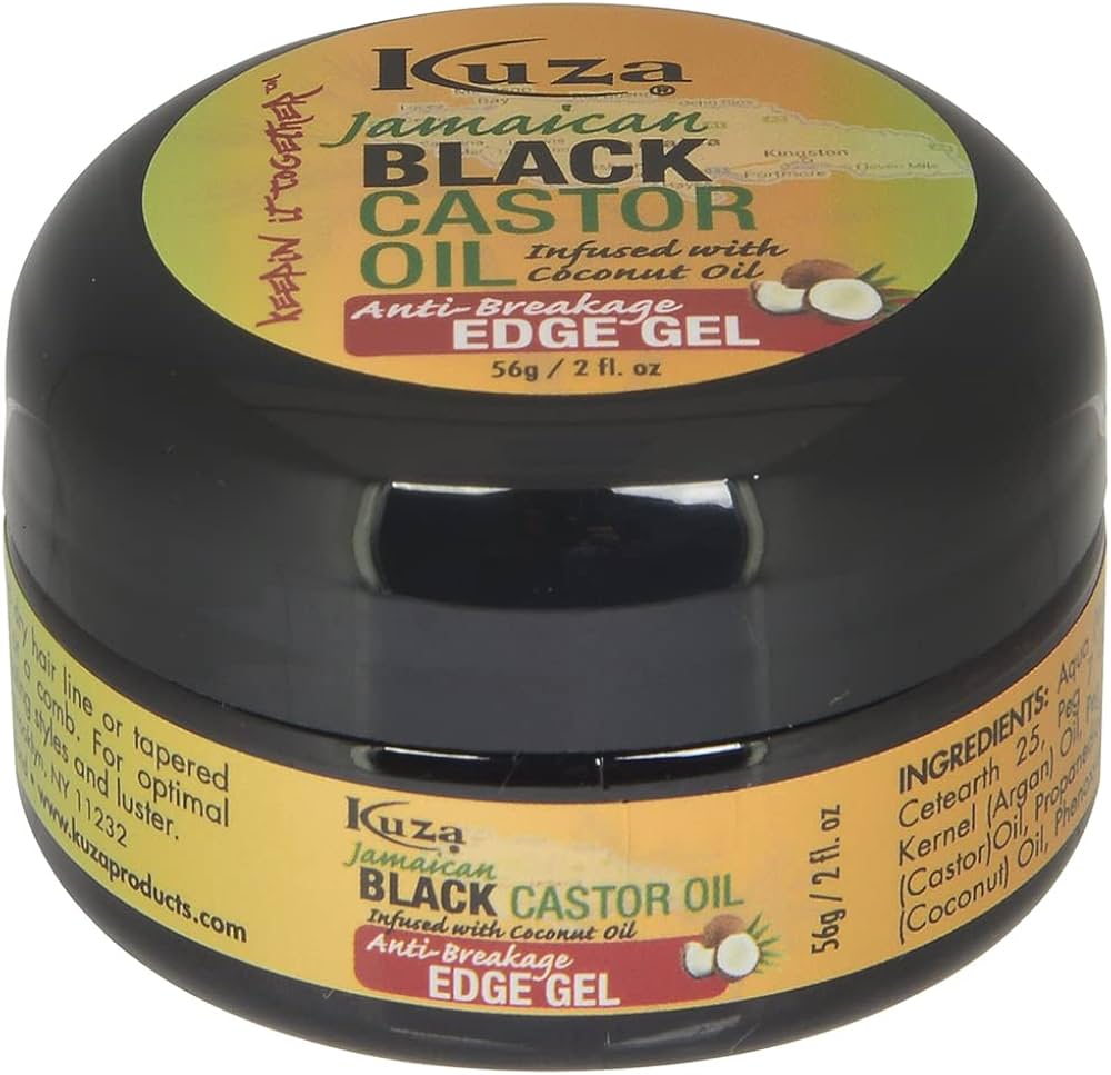 Kuza Jamaican Black Castor Oil Edge Gel 2oz