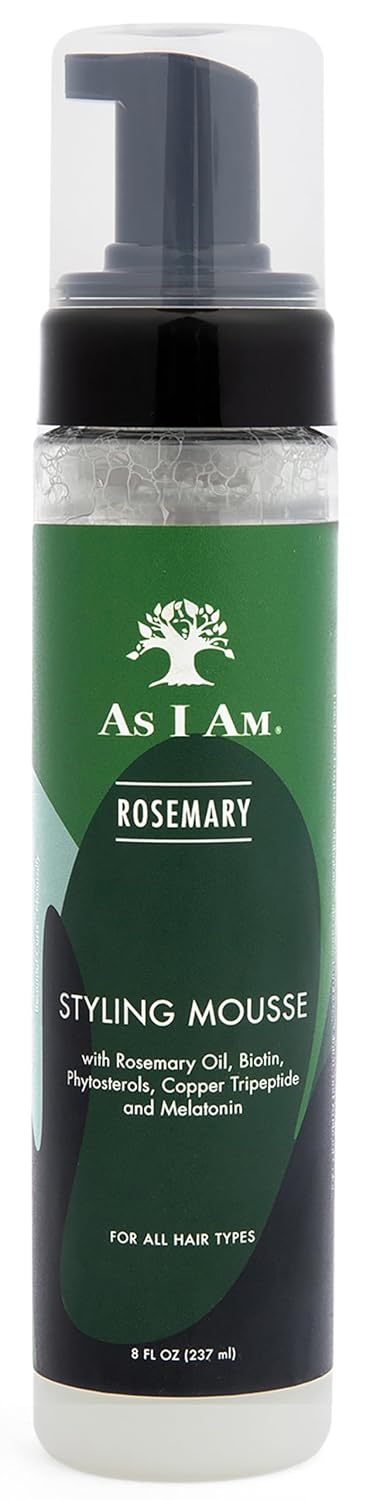 As I Am Rosemary Styling Mousse 8oz