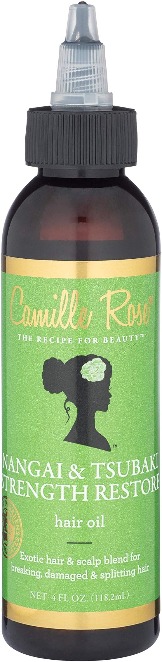 Camille Rose Nangai and Tsubaki Strength Restore Oil 4oz