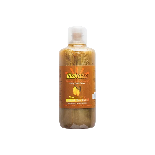 Makazo Liquid African Black Soap - Cocoa 977ml