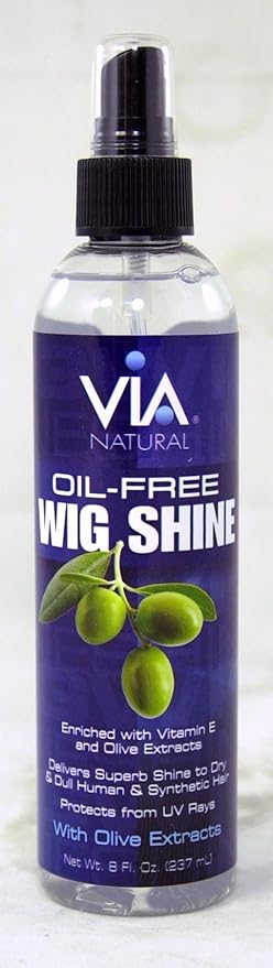 Via Natural Oil Free Wig Shine Spray 2oz