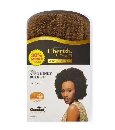 Cherish Afro Kinky Bulk 24in