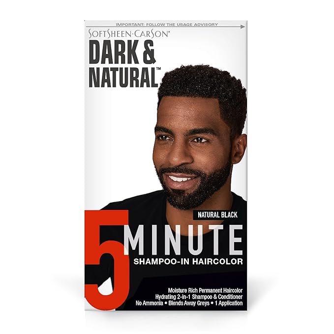 Dark and Natural Mens Hair Colour Natural Black