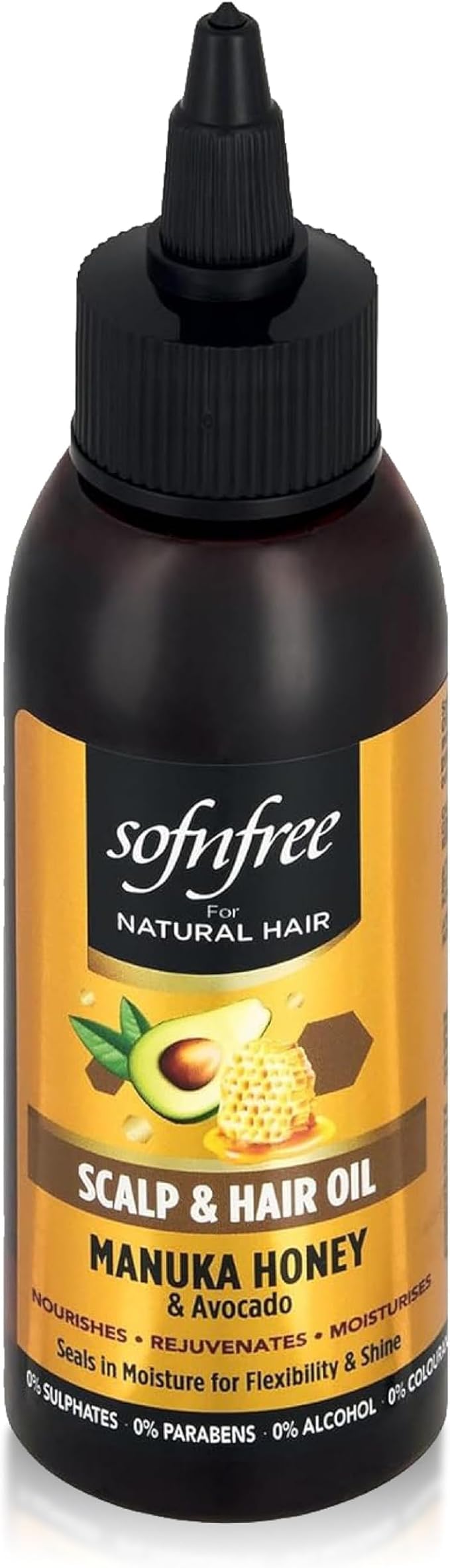 Sof n Free Natural Manuka Honey and Avocado Scalp and Hair Oil 100ml