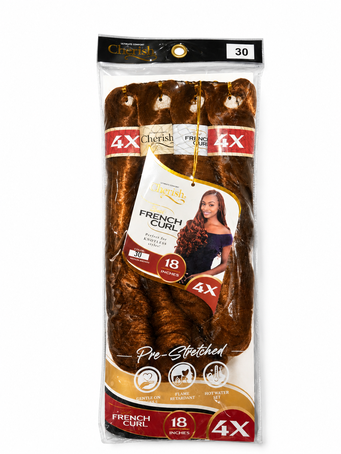 Cherish 4X Spiral French Curl Bulk 18in