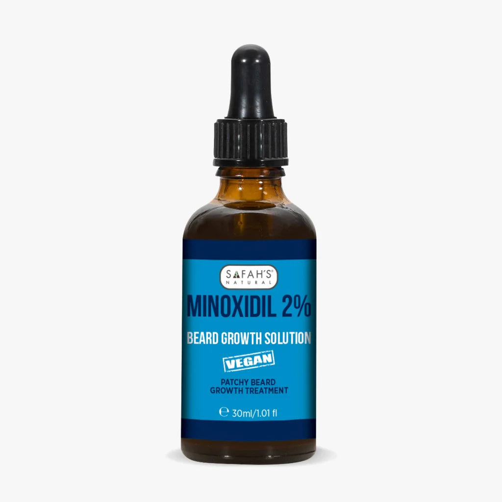 Safahs Natural Minoxidil 2% Beard Growth Solution 30ml