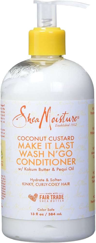 Shea Moisture Coconut Custard Wash n Go Conditioner 13oz