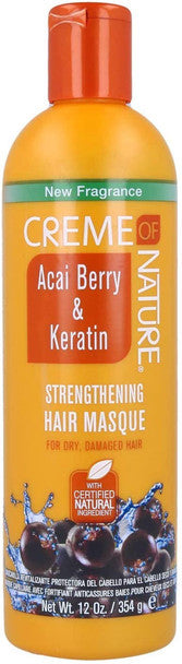 Creme of Nature Acai Berry Keratin Strengthening Hair Masque 12oz