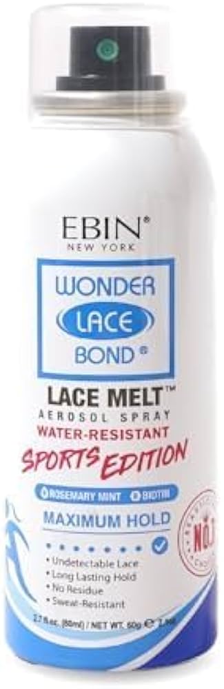 Ebin Wonder Lace Bond Lace Melt Spray Sports Edition 80ml